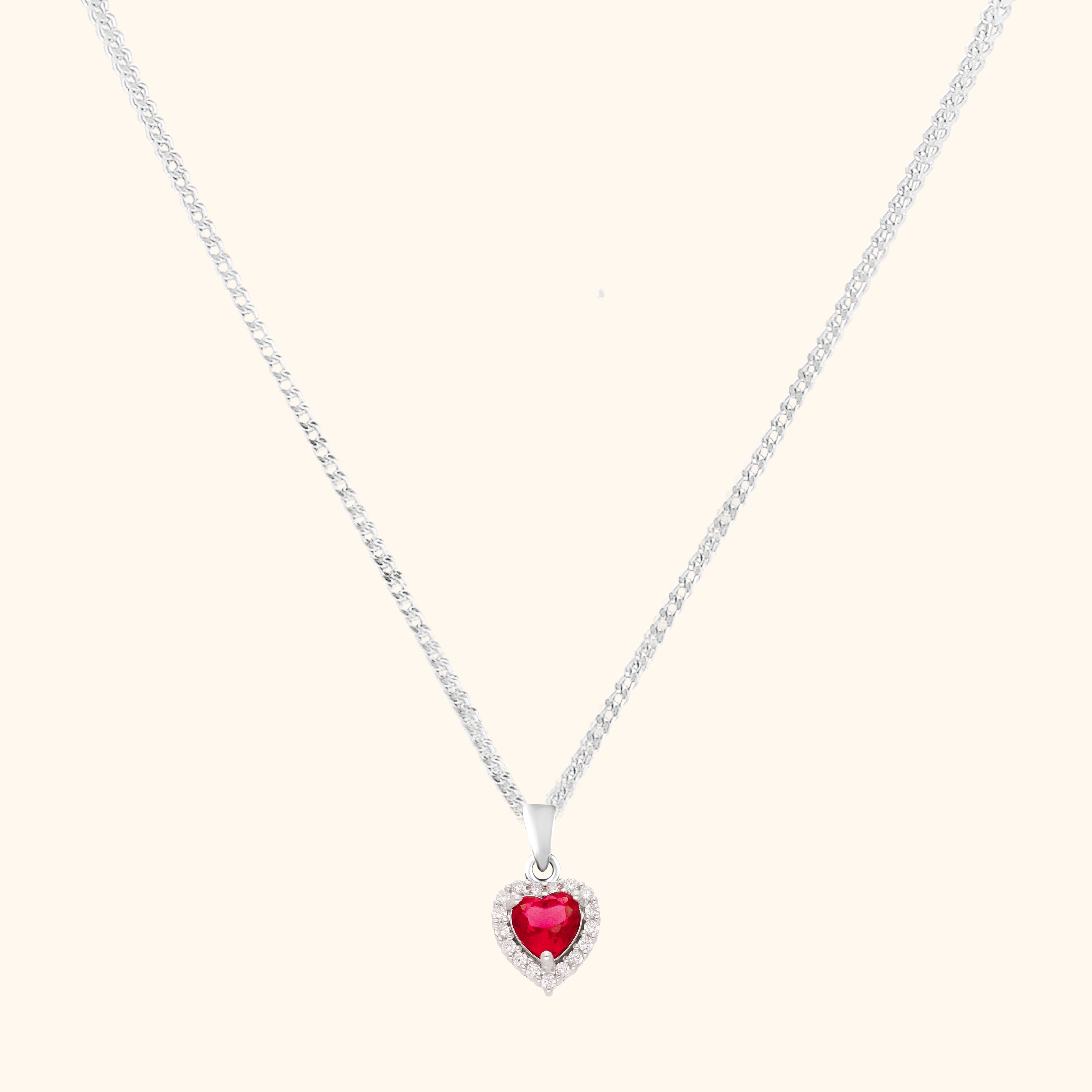 Heart-Shaped Pendant Set