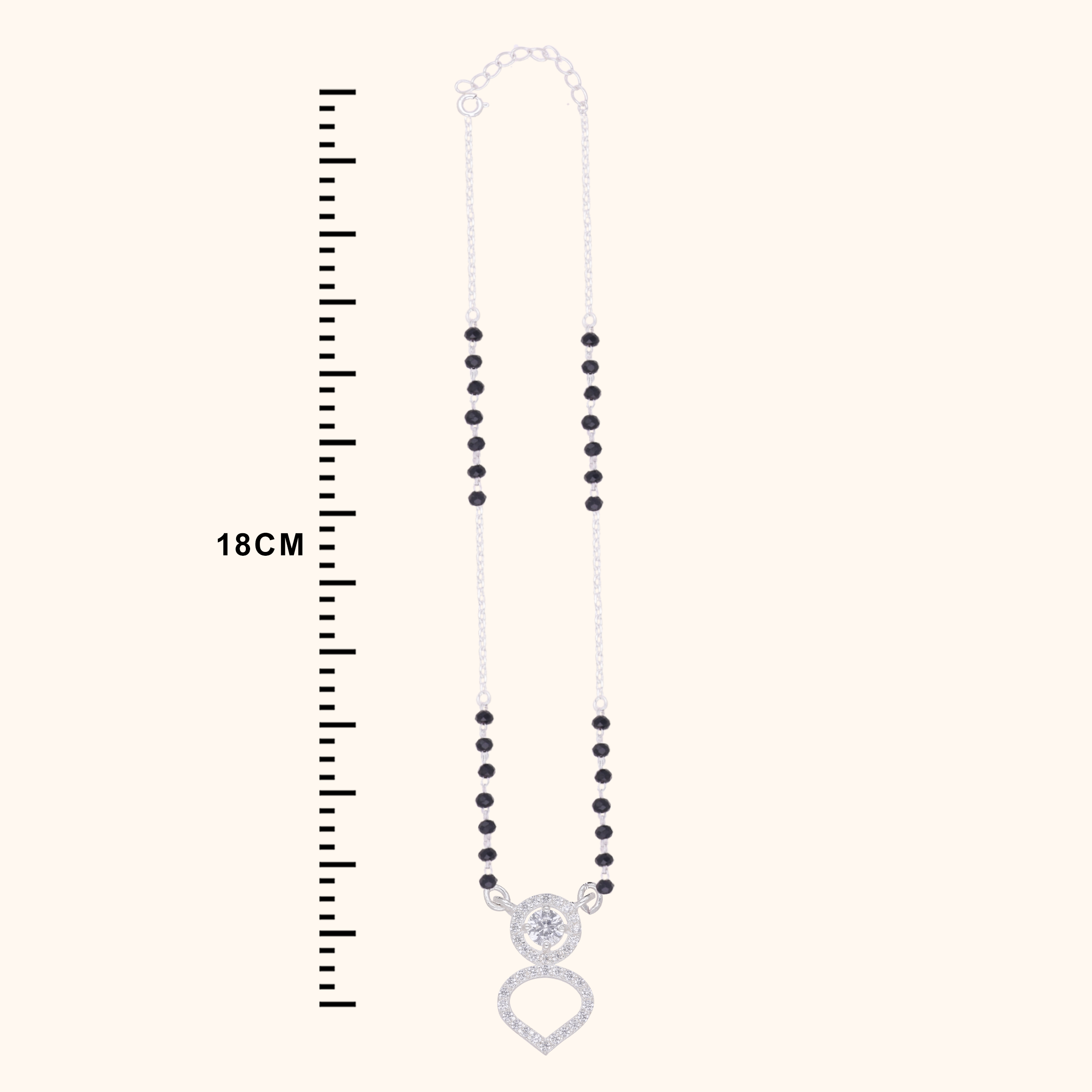 Delicate and Elegant Silver Mangalsutra