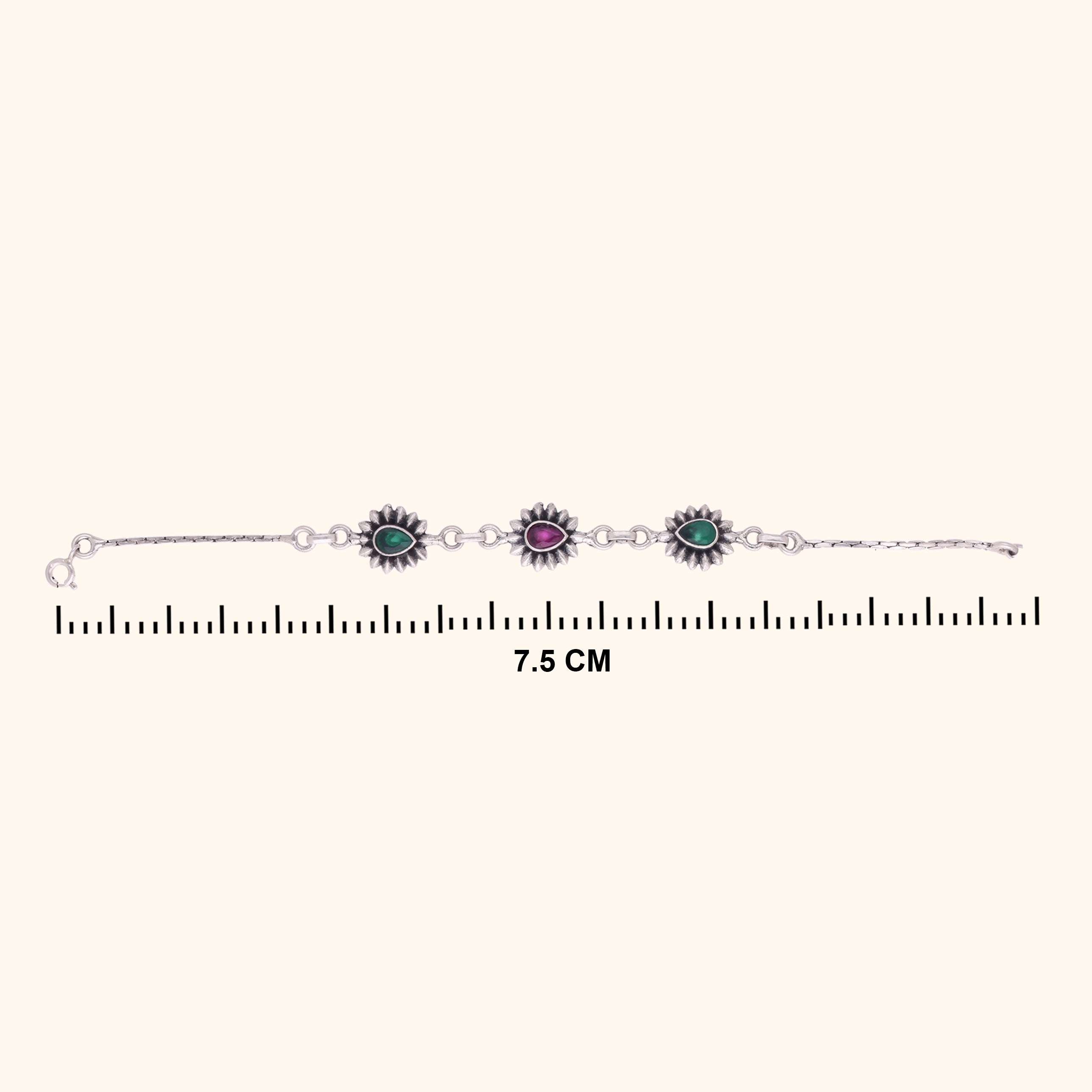 Exquisite Oxidized Silver Bracelets