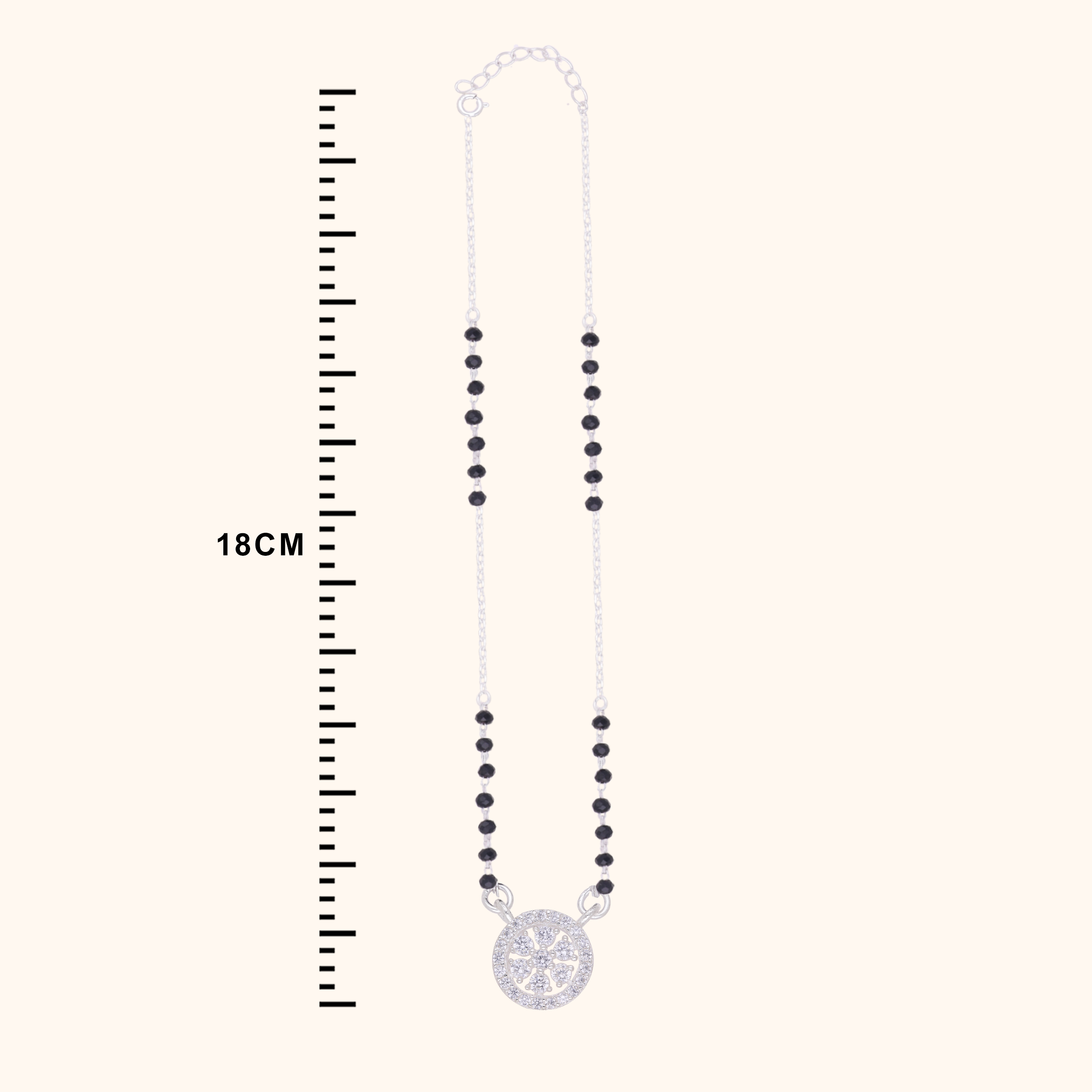Delicate Silver Mangalsutra