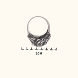 Lion Face Silve  Mens  Antique Ring