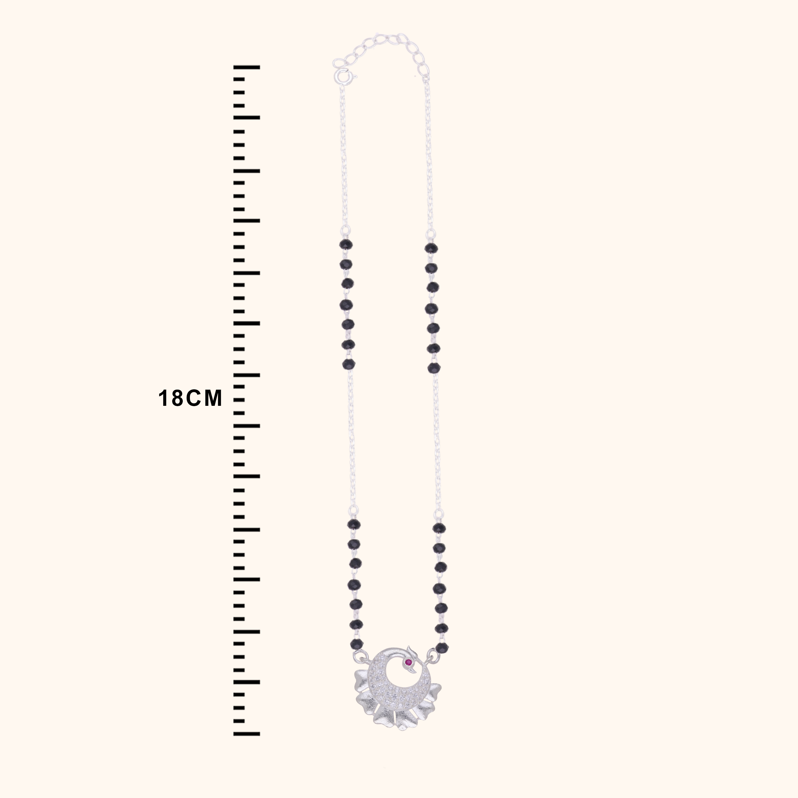 Simple and Elegant Silver Mangalsutra