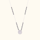 Minimalist Silver Stone Mangalsutra