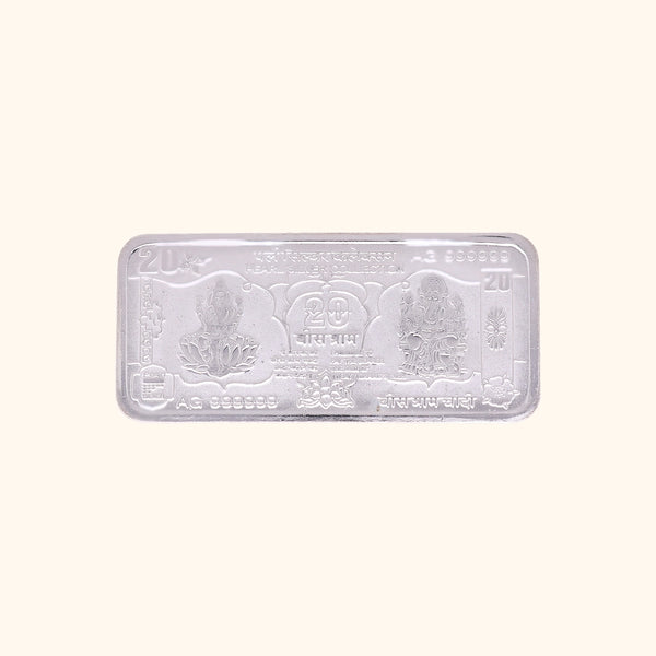 Silver 20Rs Note 20g – RANKA JEWELLERS PC PRIVATE LIMITED