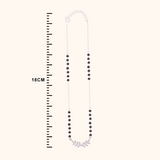 Charming Silver Stone Mangalsutra Design