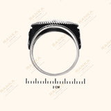 Handcrafted  Silver Men's Ring