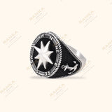 Handcrafted  Silver Men's Ring