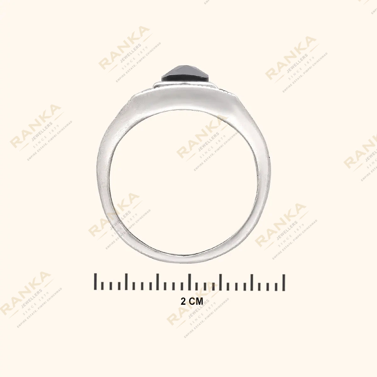 Silver Men's Fashion Ring