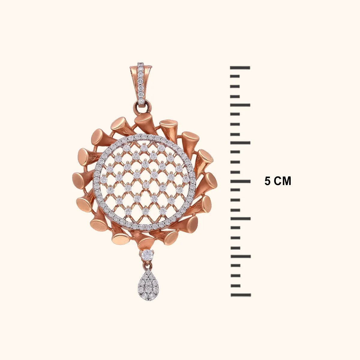 Dazzling Diamond Pendant 18K