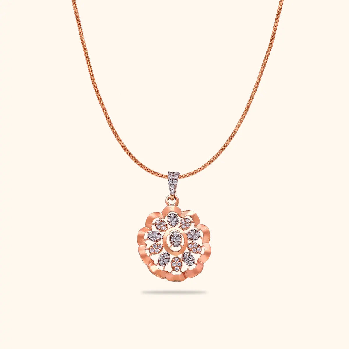 Royal Radiance Diamond Pendant 18K