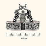 Lotus Silver Karanda - Silver Pooja Items / Silver Puja Samai