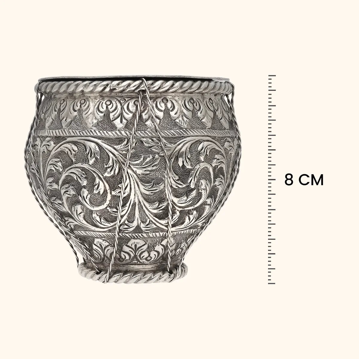 Antique Silver Tabla - Silver Utensils, Articles & Gift Items