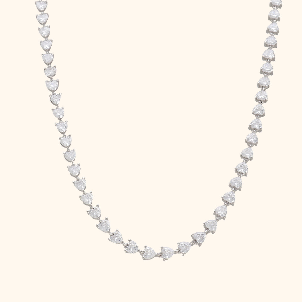 Solitaire 925 Silver Chain Earrings Set with Rhodium and Lacquer coating for Anti-tarnish.