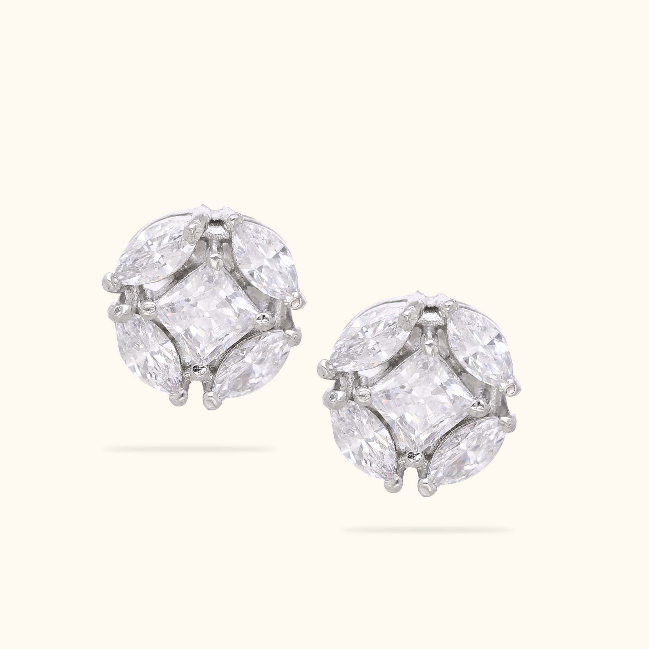 Radiant Flower Petal Studs
