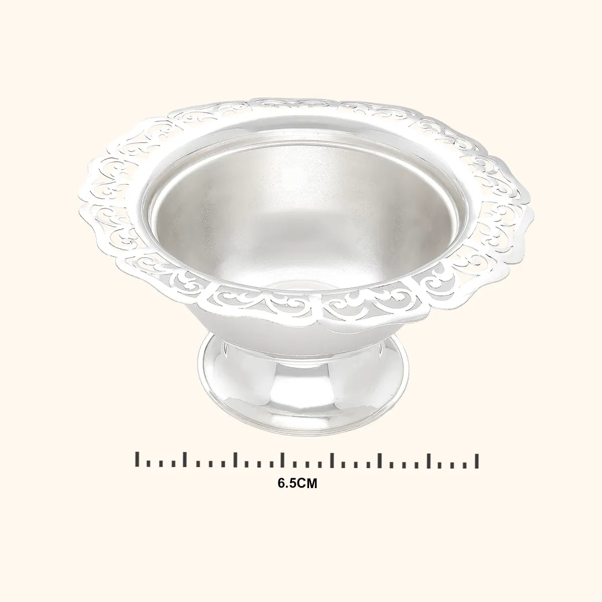 Classic Silver Dry Fruit Bowl - Silver Utensils, Articles & Gift Items