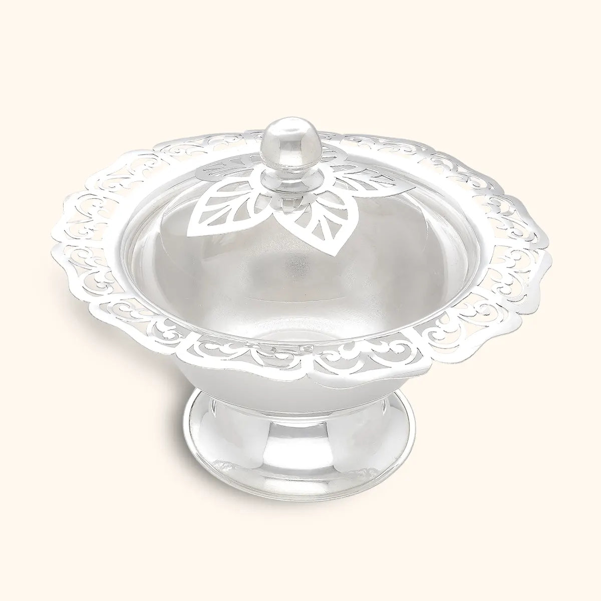 Classic Silver Dry Fruit Bowl - Silver Utensils, Articles & Gift Items