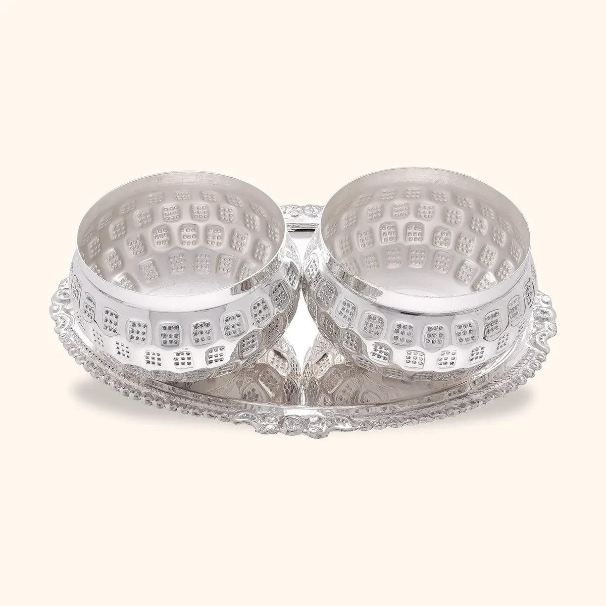 925 Silver Exquisite Bowl and Tray