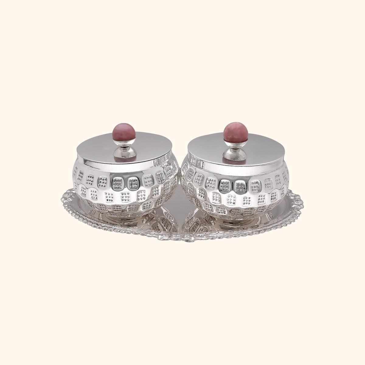 925 Silver Exquisite Bowl and Tray