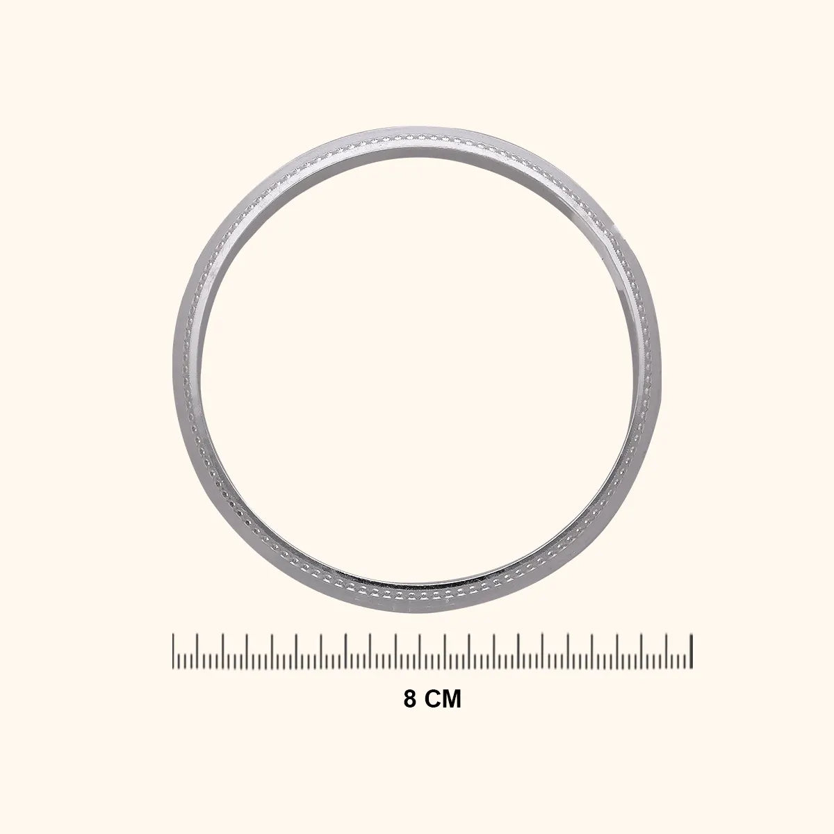 Urbane 925 Silver Kada Male - Silver Kada for Men