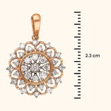 Floral Diamond Pendant