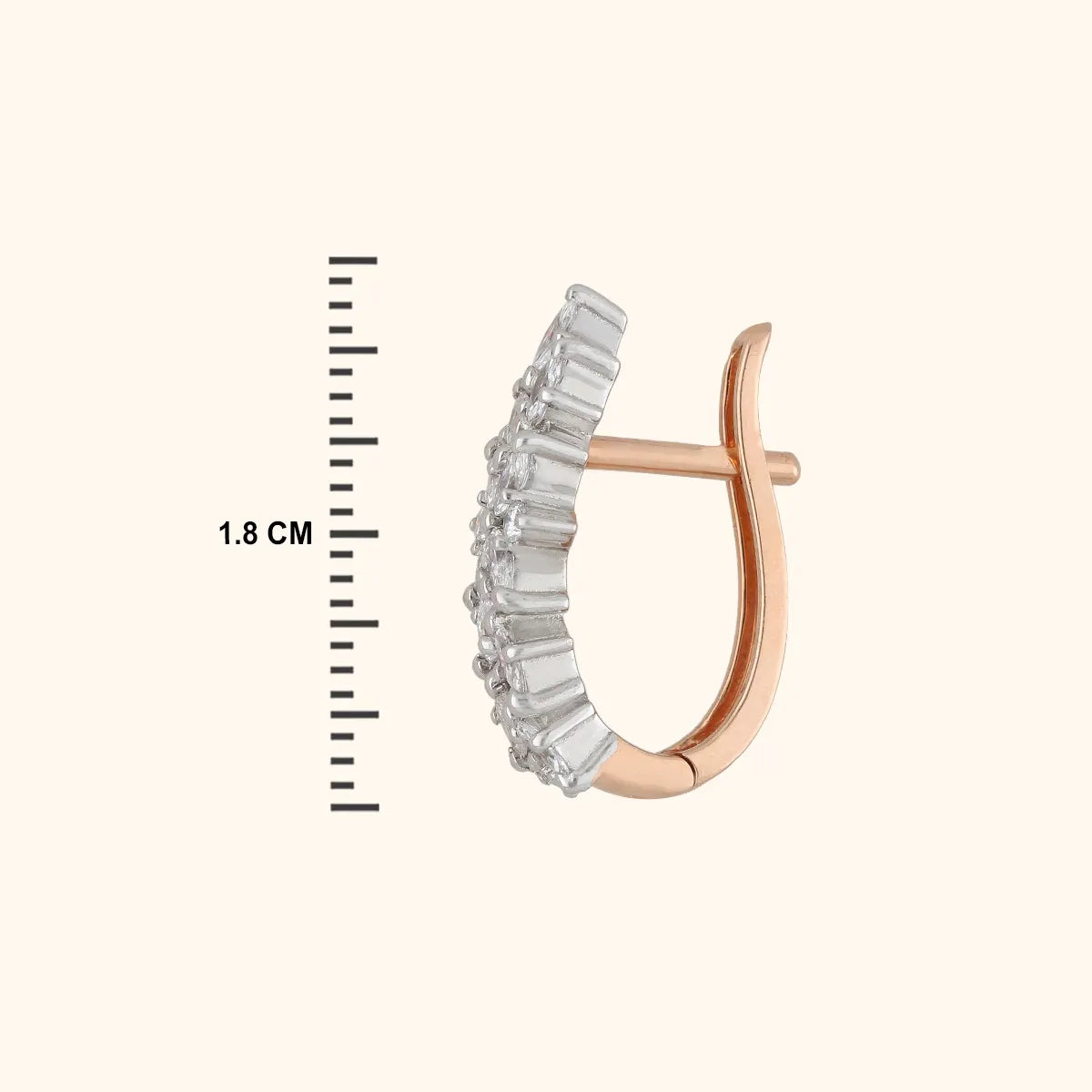 A Symbol of Love and Luxury Diamond Earring 18KT