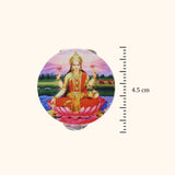Exquisite Silver Dabbi with Lakshmi Image - Silver Utensils, Articles & Gift Items