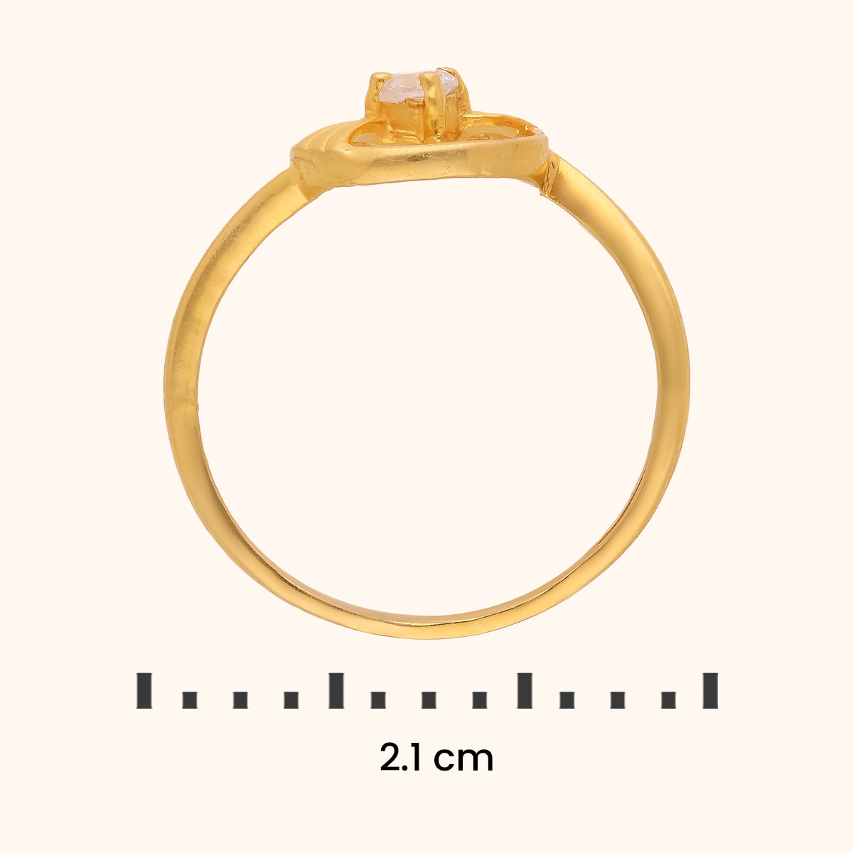 Sparkling American Diamond Ring