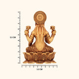 22KT Gold Lakshmi Kamal idol - Gold Idols / Murtis Online