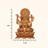 22KT Gold Ganesh Ji Kamal Idol | Gold Idols / Murtis Online