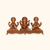 22KT Gold Laxmi Ganesh Saraswati Idol