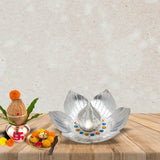 Silver Modak with Flower