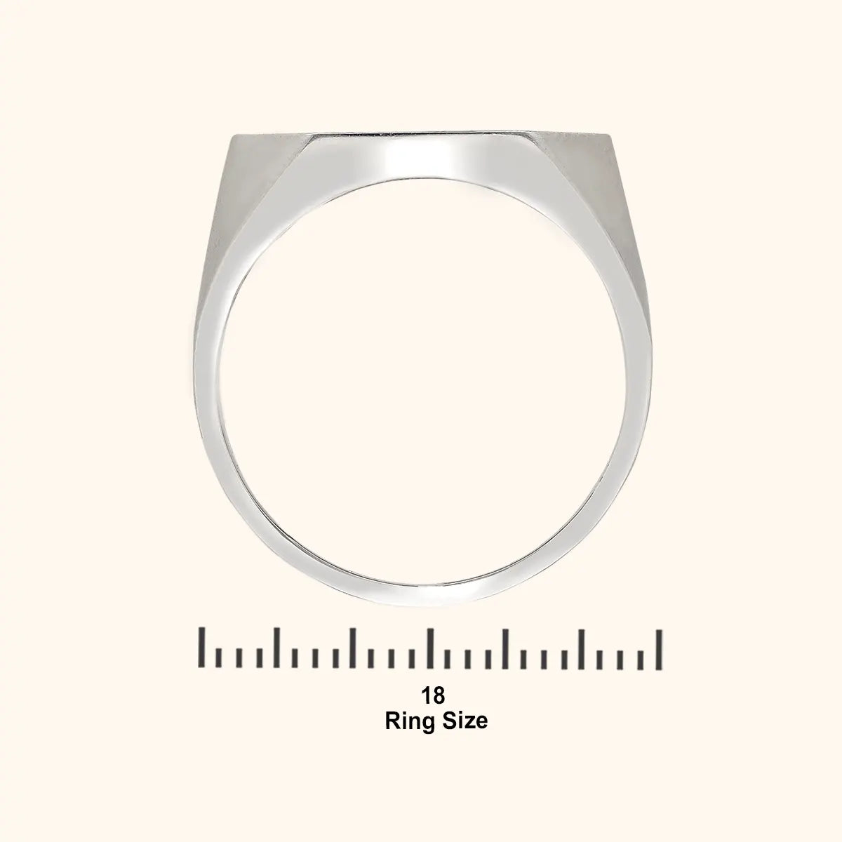 Rajmudra  Platinum Ring