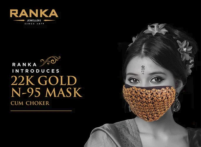 Gold Mask -  online gold jewellery