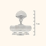 Peacock Motif Silver Karanda