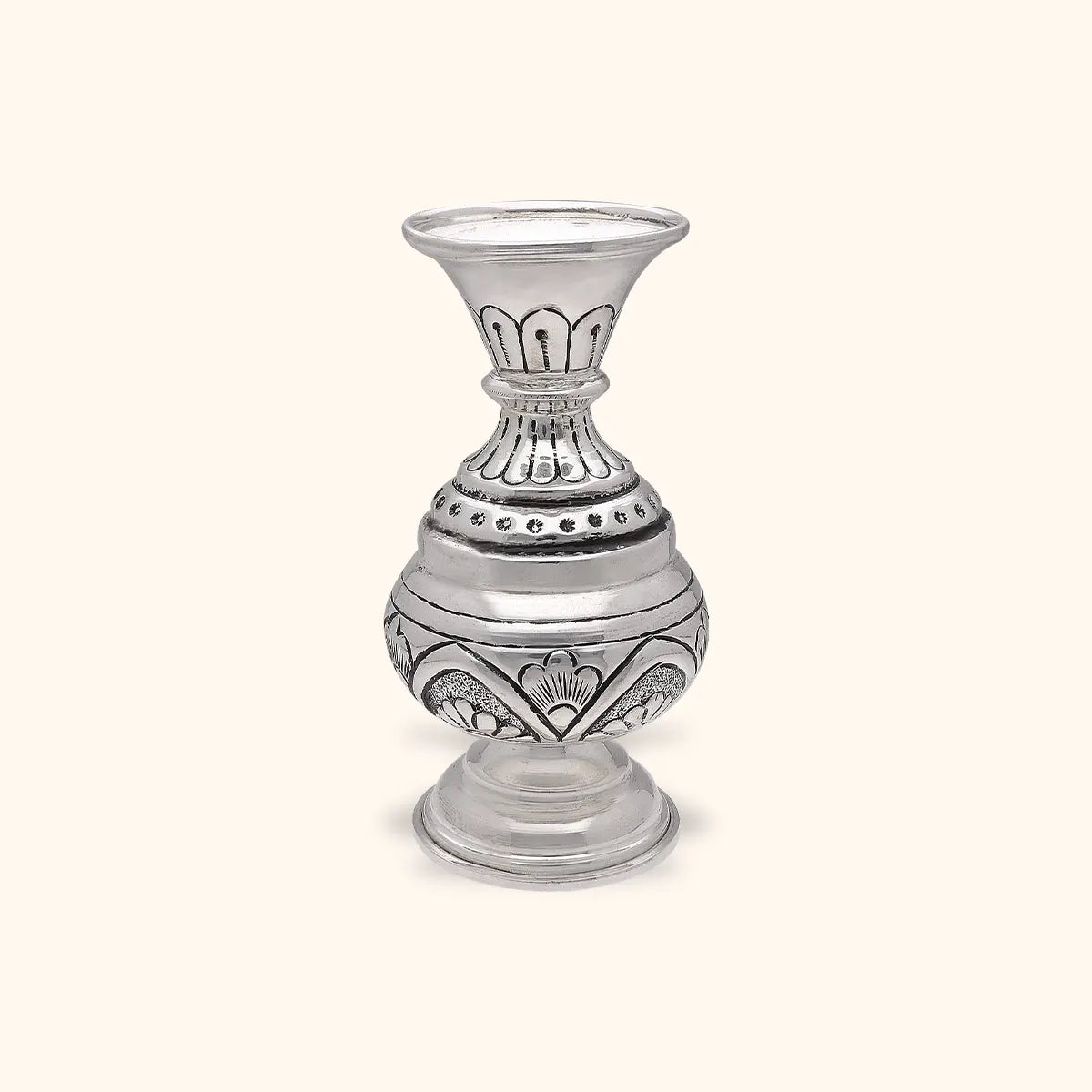 925 Silver Flower Pot