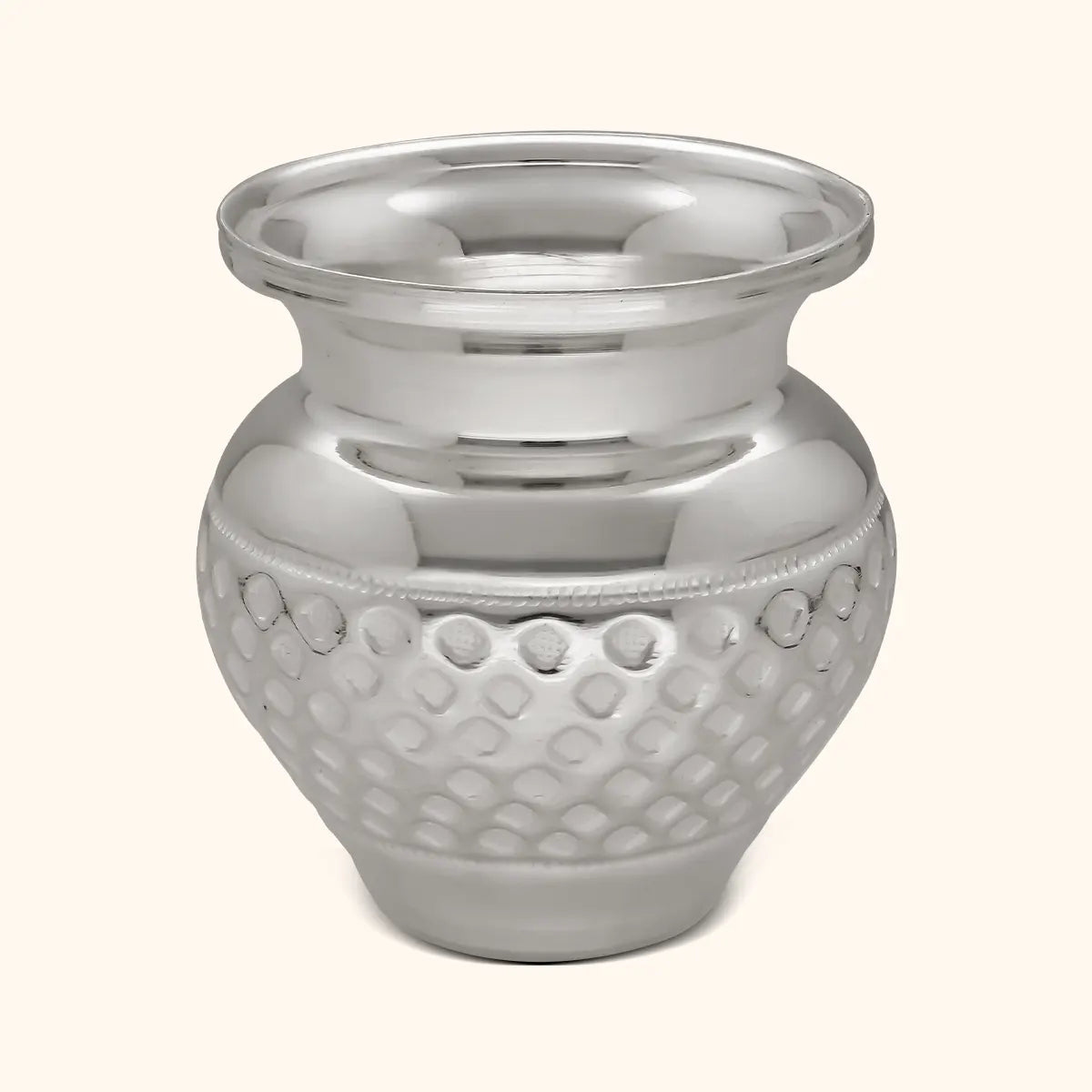 Lustrous Charm Silver Thali Set - Silver Utensils, Articles & Gift Items