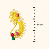 Antique Filigree Nose Pin 22KT Gold