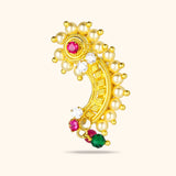 Antique Filigree Nose Pin 22KT Gold