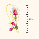 Modern Nose Pin 22KT Gold