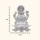 925 Silver Solid Kamal Ganesh idol