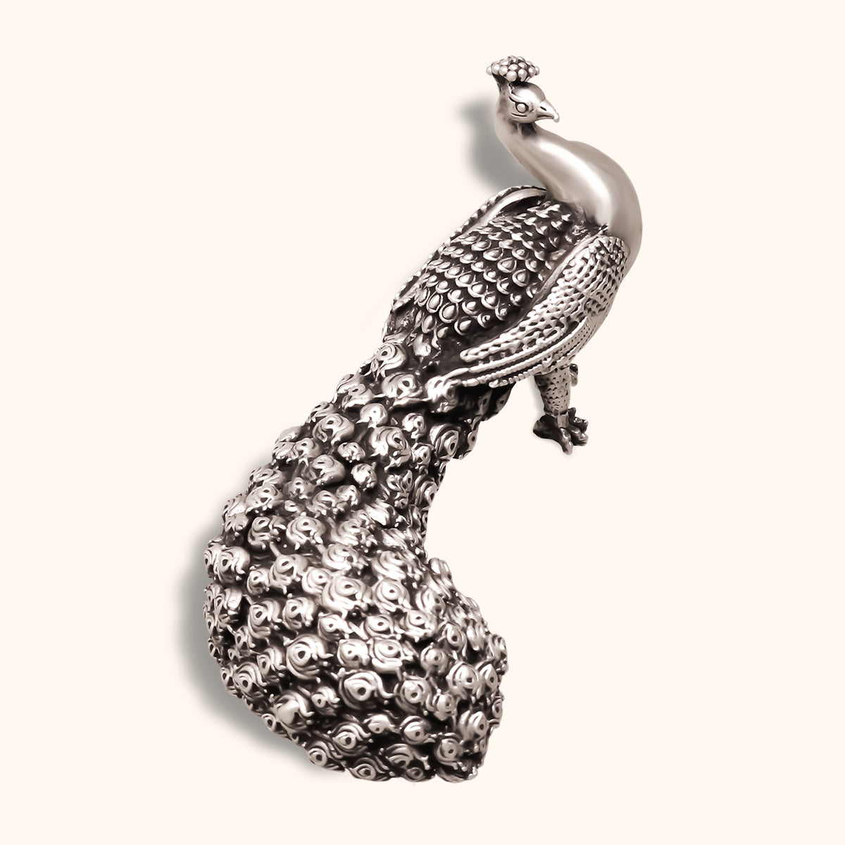 Silver Peacock