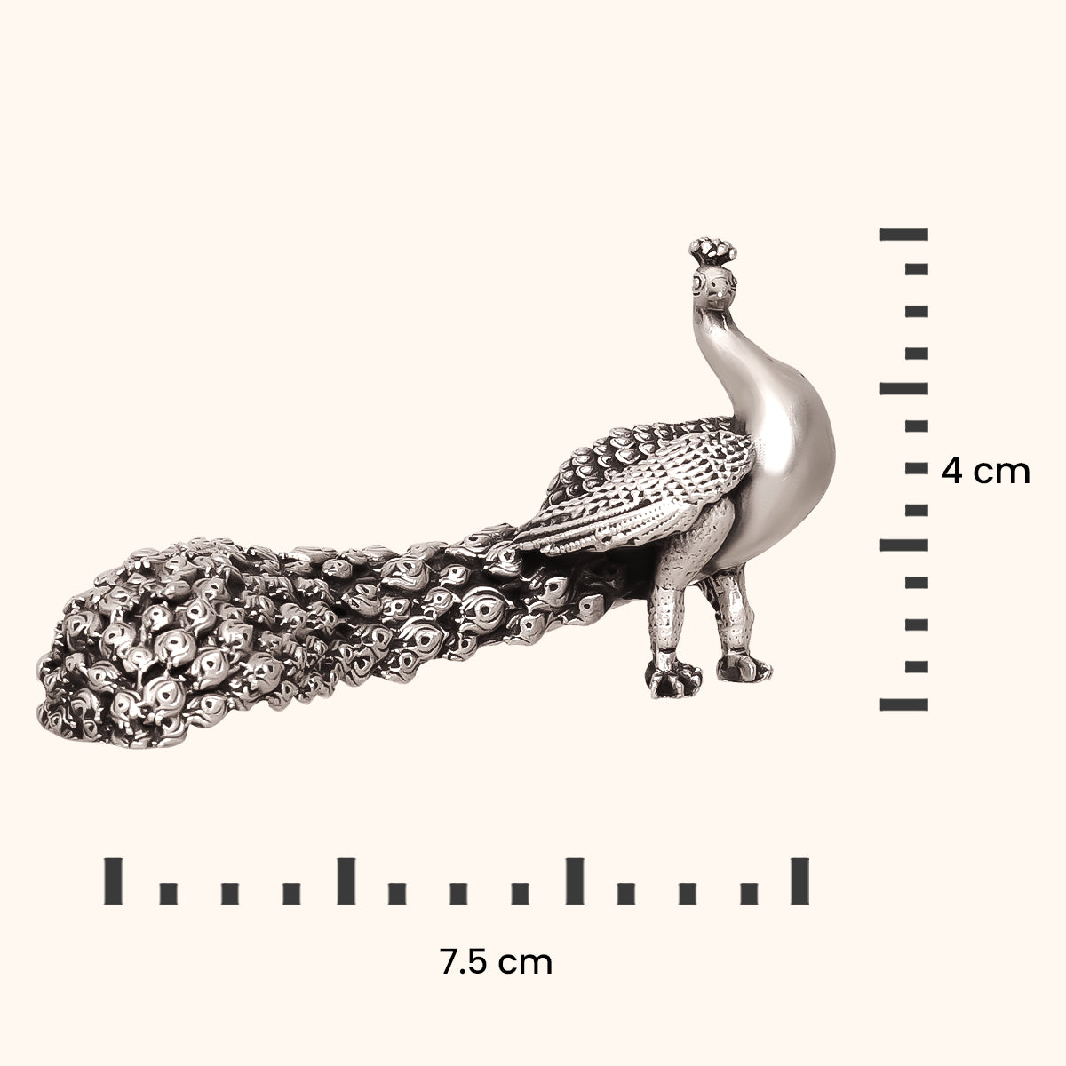 Silver Peacock