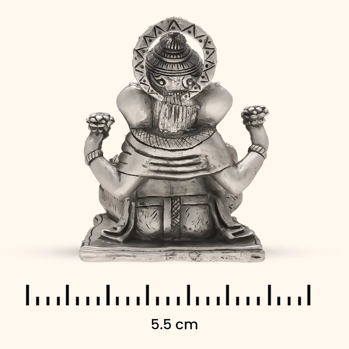 Ganpati Bappa - Silver Idol