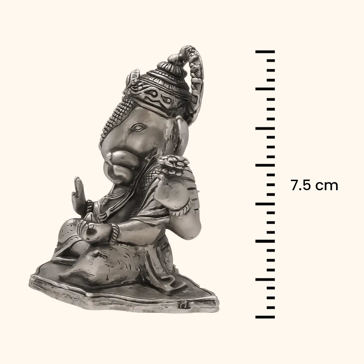 Ganpati Bappa - Silver Idol