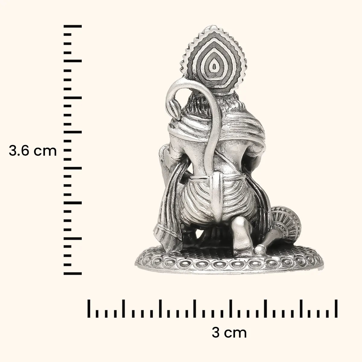 Maruti - Antique Silver Idol