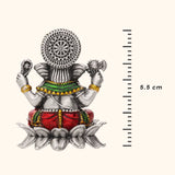 Kamal Ganpati - Antique Silver