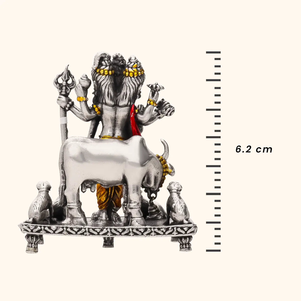 Silver Datta Parivaar - Antique