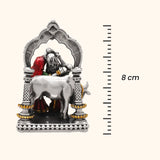Radha Krishna Silver Murti