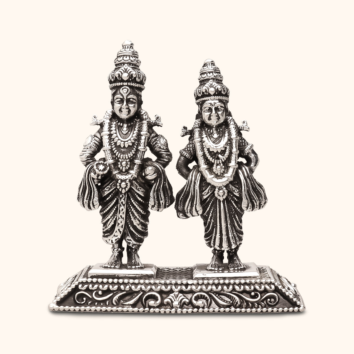 Silver Vitthal Rukmini