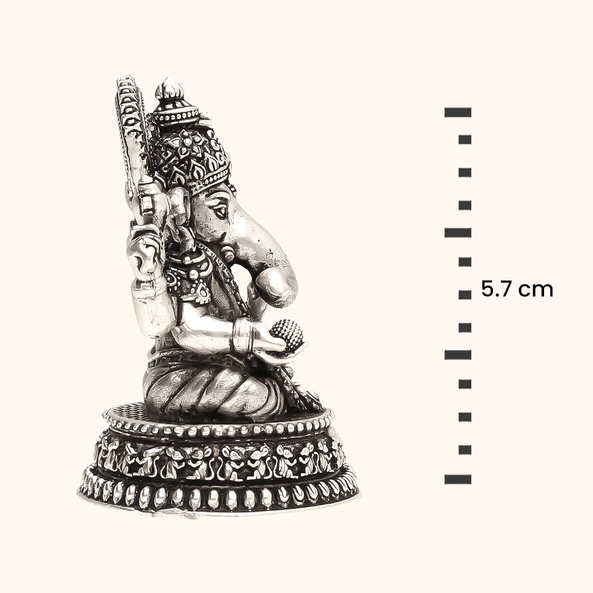 Ganesha Idol - Silver